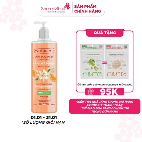 Evoluderm Gel tắm tinh chất Hoa Cam 500ml