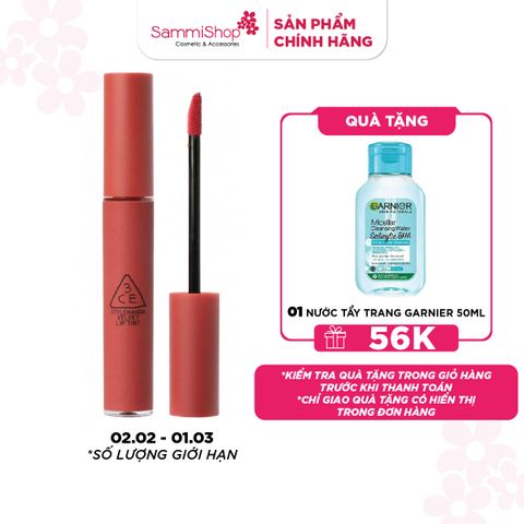 APP+WEB 02.02 - 01.03 3CE Son kem Velvet Lip Tint