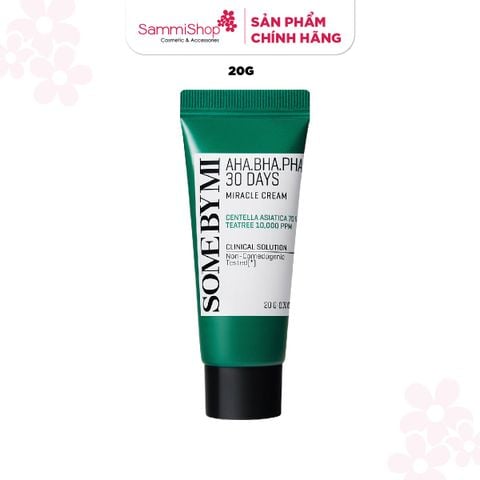 [HÀNG TẶNG KHÔNG BÁN] 1 QT Some By Mi Kem dưỡng AHA-BHA-PHA 30 Days Miracle Cream 20g và 1 QT Some By Mi Mặt nạ giấy Red Diamond Brightening Glow Luminous Ampoule Mask 25g