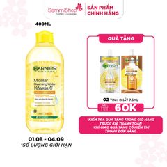 01.08-04.09 APP.WEB Garnier Nước tẩy trang Micellar Cleansing Water Vitamin C 400ml
