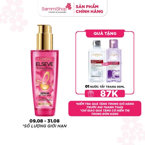 Loreal Dầu dưỡng tóc chiết xuất hoa hồng Elsseve Extraordinary Oil 100ml