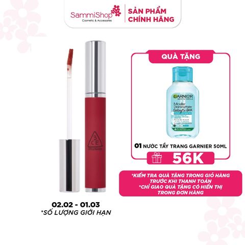 APP+WEB 02.02 - 01.03 3ce Son kem hazy lip clay #whip red