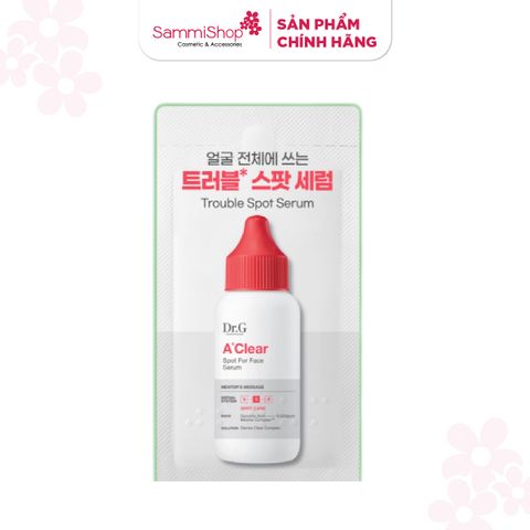 [HÀNG TẶNG KHÔNG BÁN] QT Dr.G Kem chống nắng 20ml bất kỳ Và 3 QT Dr.G Tinh chất A'Clear Spot For Face Serum 2ml