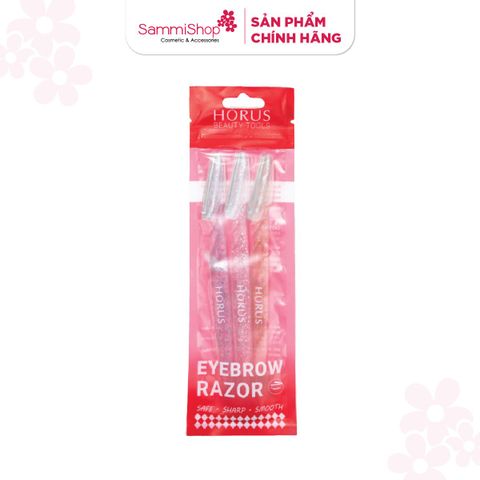 [HÀNG TẶNG KHÔNG BÁN] QT Horus Dao cạo Lông mày Eyebrow Razor Pack of 3