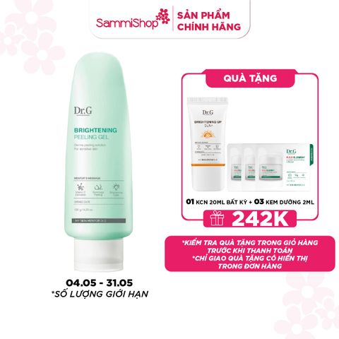 APP-WEB 04.05 - 31.05 Dr.G Tẩy da chết Brightening Peeling Gel 120g (new)