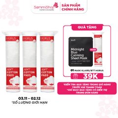 APP-WEB 03.11 - 02.12 COMBO 3 Horus Bông tẩy trang Soft Cotton Pads 120 pads