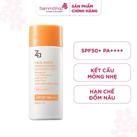 ZA Kem chống nắng True White Power Block UV 50ml