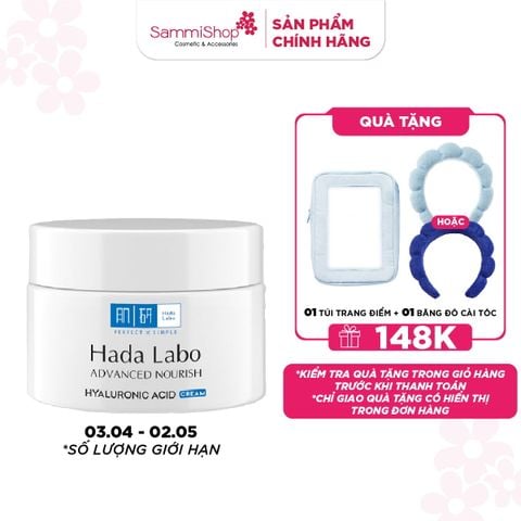 Hadalabo Kem Dưỡng Advanced Nourish Hyaluronic Acid Cream 50g