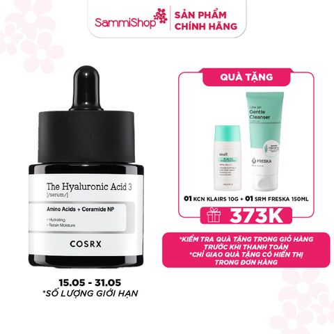 M1T1 15.05 - 31.05 COSRX Tinh chất The Hyaluronic Acid 3 Serum 20mL