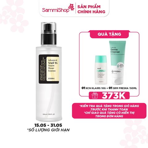 M1T1 15.05 - 31.05 COSRX tinh chất Advanced Snail 96 Mucin Power Essence 100ml