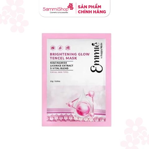 [HÀNG TẶNG KHÔNG BÁN] QT Emmie by Happyskin Mặt Nạ Brightening Glow Tencel Mask 25g