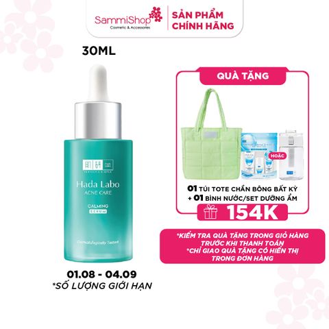01.08-04.09 APP.WEB Hadalabo Tinh chất Acne Care Calming Serum 30ml