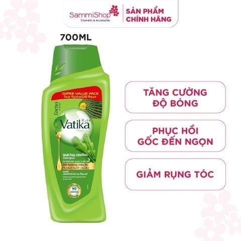 20.05 - 31.05 Vatika Naturals Dầu gội Cactus & Gergir Hair Fall Control 700ml