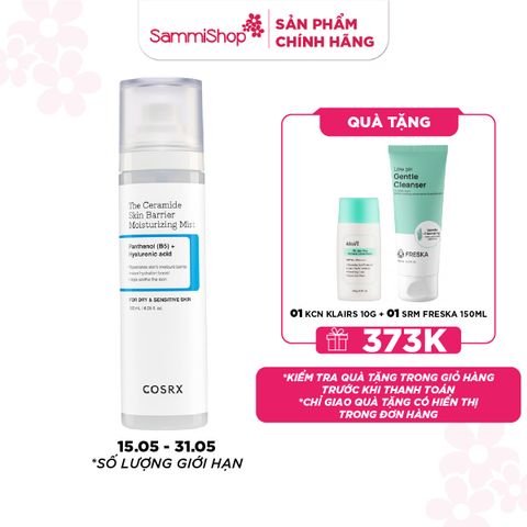 M1T1 15.05 - 31.05 COSRX Xịt dưỡng ẩm The Ceramide Skin Barrier Moisturizing Mist 120ml
