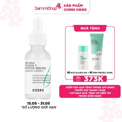 M1T1 15.05 - 31.05 COSRX Tinh chất Refresh AHA BHA Vitamin C Booster Serum 30ml