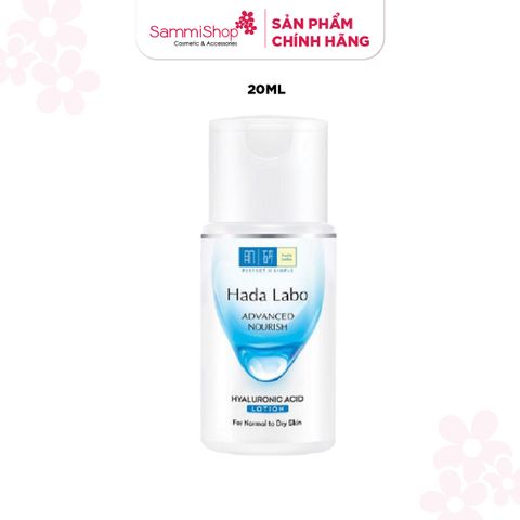 [HÀNG TẶNG KHÔNG BÁN] QT Hadalabo Dung dịch dưỡng ẩm Advanced Nourish Hyaluronic Acid Lotion ForNormal To DrySkin20ml (IP01) HOẶC QT Hadalabo Sữa Rửa Mặt Advanced Nourish Hyaluronic Acid Cleanser 15g