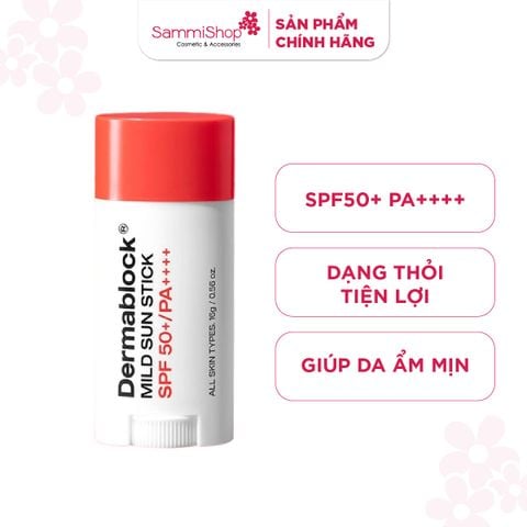 Dermablock Kem chống nắng dạng thỏi Mild Sun Stick SPF50+PA++++ 16g