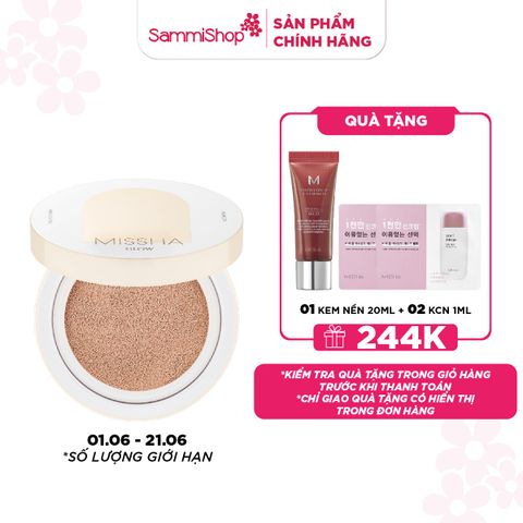 01.06-21.06 MEGA SALE Missha Phấn nước Glow Cushion 14g