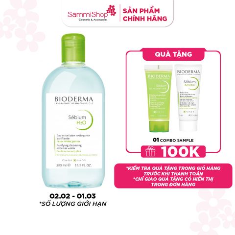 APP+WEB 02.02 - 01.03 Bioderma Nước tẩy trang Sebium H2O 500 ml