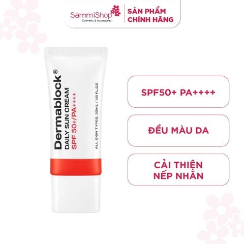 Dermablock Kem chống nắng Daily Sun Cream SPF50+PA++++ 35ml