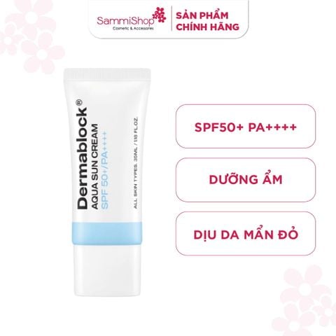 Dermablock Kem chống nắng Aqua Sun Cream SPF50+PA++++ 35ml