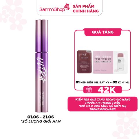 01.06-21.06 MEGA SALE Missha Chuốt mi Ultra Powerproof Thin Mascara