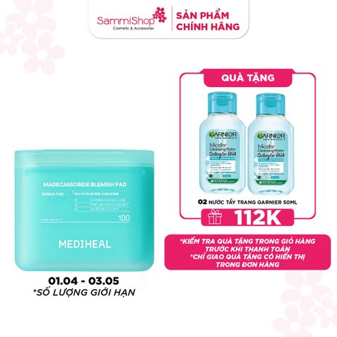 APP-WEB 01.04 - 03.05 Mediheal Mặt nạ dưỡng da Madecassoside Blemish Pad 170ml