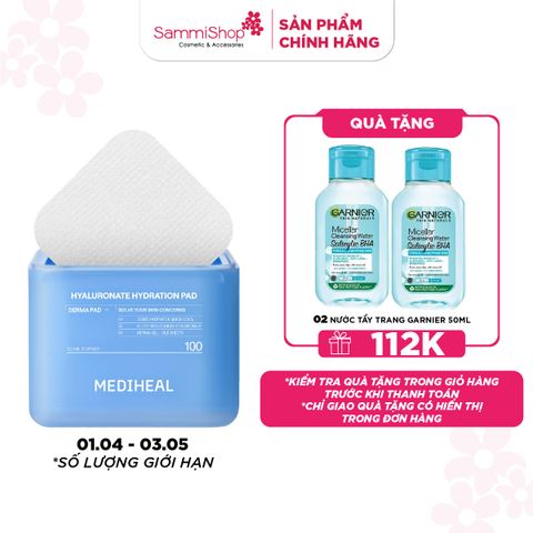 APP-WEB 01.04 - 03.05 Mediheal Mặt nạ dưỡng da Hyaluronate Hydration Pad 160ml