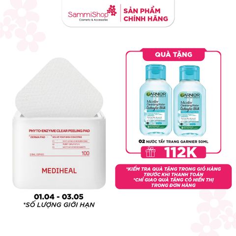 APP-WEB 01.04 - 03.05 Mediheal Mặt nạ dưỡng da Phyto-Enzyme Clear Peeling Pad 210ml