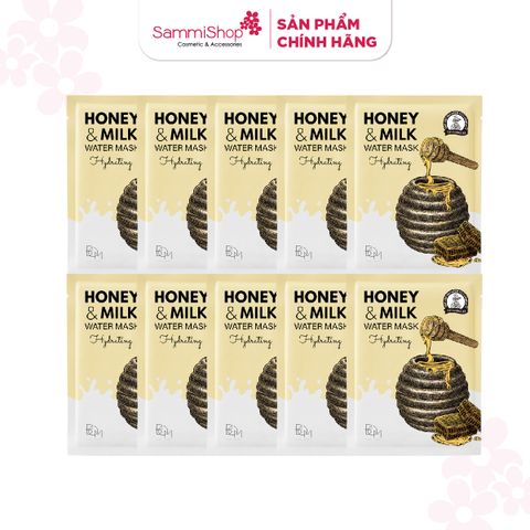 1.12 - 31.12 Combo 10 BOM Mặt nạ Honey & Milk Hydrating Water Mask 25g