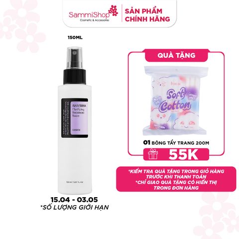 COSRX Nước hoa hồng AHA/BHA Clarifying Treatment Toner 150ml ver 2