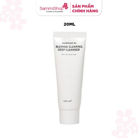 [HÀNG TẶNG KHÔNG BÁN] 01 QT C'New Lab Mặt nạ bất kỳ + 01 QT C'New Lab Sữa rửa mặt Heartleaf AC Blemish Clearing Deep Cleanser 20ml (IP02) HOẶC 01 QT C'New Lab Sữa rửa mặt 100ml bất kỳ