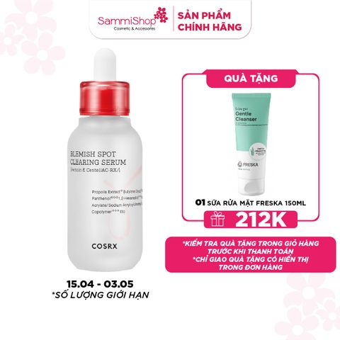 COSRX Tinh chất AC Collection Blemish Spot Clearing Serum 40ml