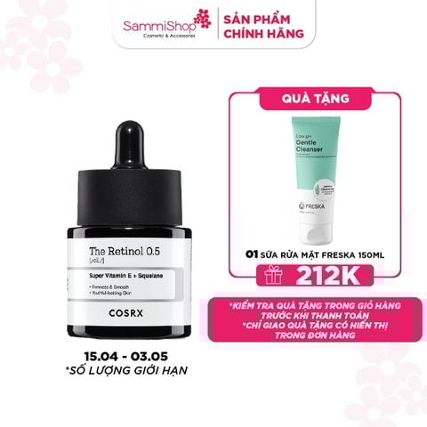 COSRX Dầu dưỡng The Retinol 0.5 Oil 20mL