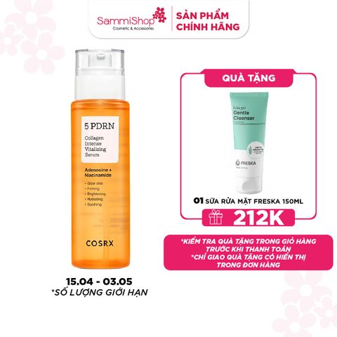 COSRX Tinh chất 5 PDRN Collagen Intense Vitalizing Serum 100ml