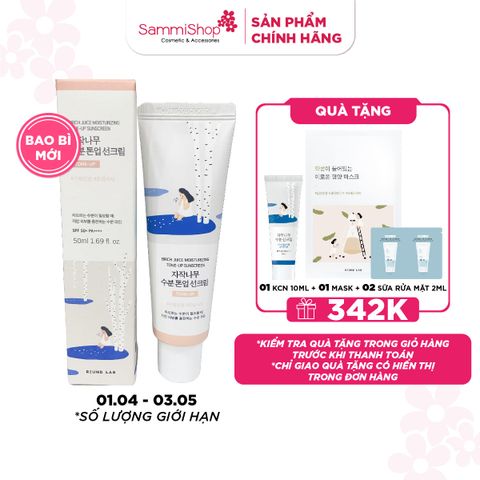 APP-WEB 01.04 - 03.05 Round Lab Kem chống nắng Birch Juice Moisturizing Tone-up Sunscreen 50ml