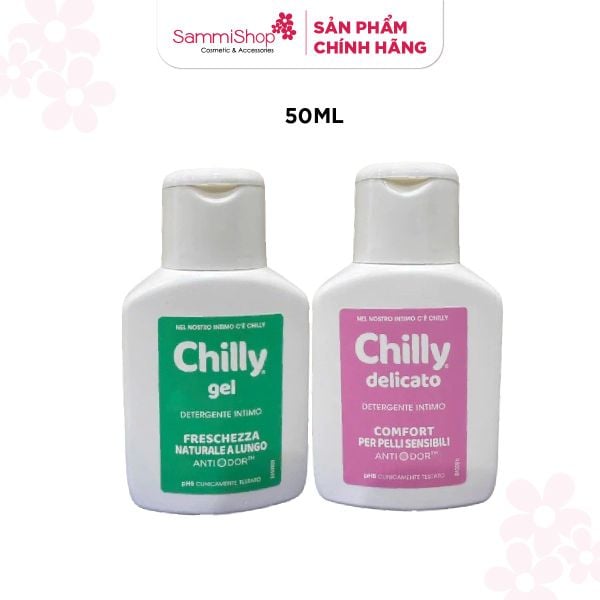 [HÀNG TẶNG KHÔNG BÁN] 01 QT Chilly Dung dịch vệ sinh Gel Detergente Intimo 50ml (IP02) Hoặc  01 QT Chilly Dung dịch vệ sinh Delicato Detergente Intimo 50ml (IP02)