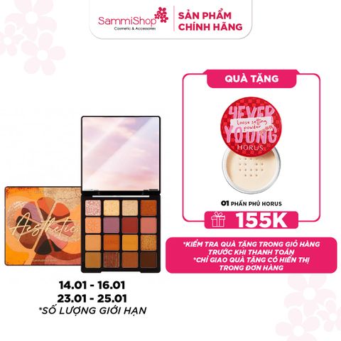 APP + WEB SPIKE DAY 14.01 - 16.01 Lemonade Bảng mắt Aesthetic Eyeshadow Palette 16 ô 20.8g
