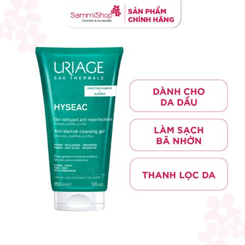 Uriage Gel rửa mặt Hyseac Gel Nettoyant Anti-Imperfections 150ml