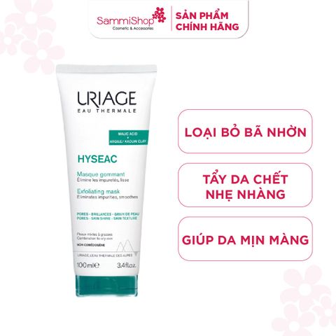 Uriage Mặt nạ Hyséac Masque Gommant 100ml