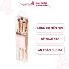 Vacosi Bộ Kit 3 Cọ Mắt Phiên Bản Golden Dragon Moondust The Eyes Brush Kit_ Sc02