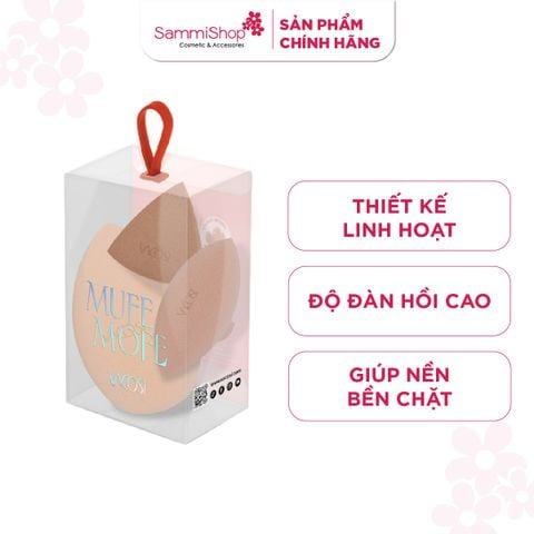Vacosi Set 3 Bông Đa Diện Nâu Versatile Makeup Blender Set