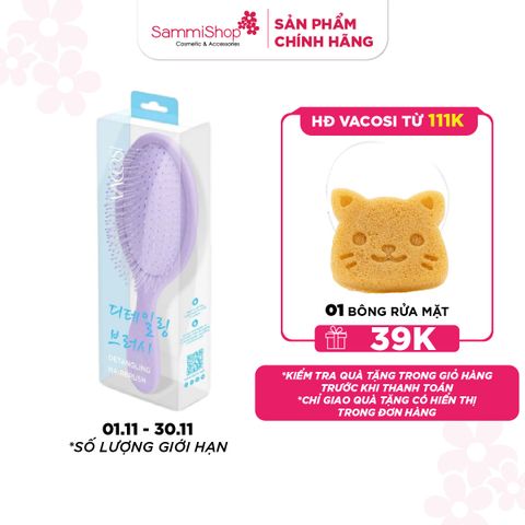 Vacosi Lược Gỡ Rối Original Detangling Brush Lilac_C16-L