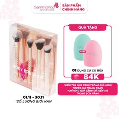 Vacosi Bộ Kit 4 Cọ Và 1 Bông Nền Phiên Bản Golden Dragon Fury The Flawless Face Brush Kit_Sc05