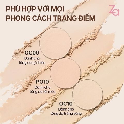 ZA Phấn phủ Invisible Oil Control Powder 7g