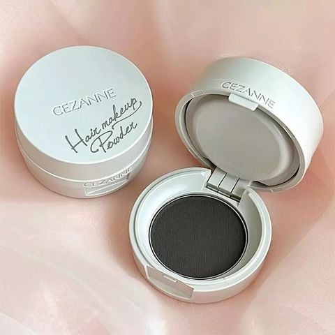 Cezanne Phấn phủ che khuyết điểm cho tóc màu tự nhiên Hair Makeup Powder 4g