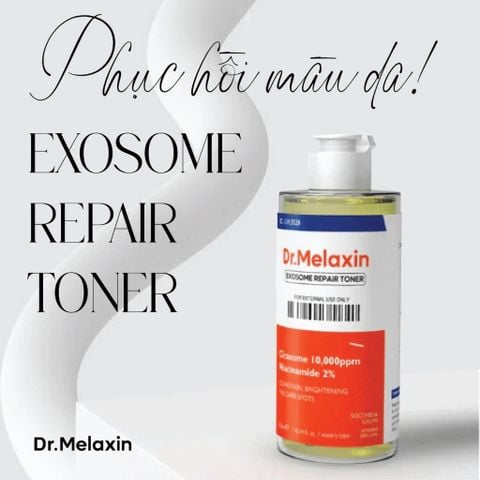 Dr. Melaxin Nước cân bằng Exosome Repair Toner Cleanser 300ml