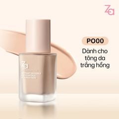 ZA Kem Nền Instant Invisible Oil Control Foundation 25ml