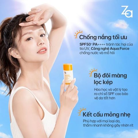 ZA Kem chống nắng True White Power Block UV 50ml