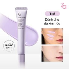ZA Kem lót nâng tone True White Correcting Protector